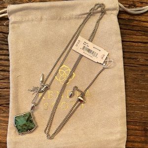 New, Never Worn, Great Condition, Kendra Scott: Arlet Rhodium Necklace